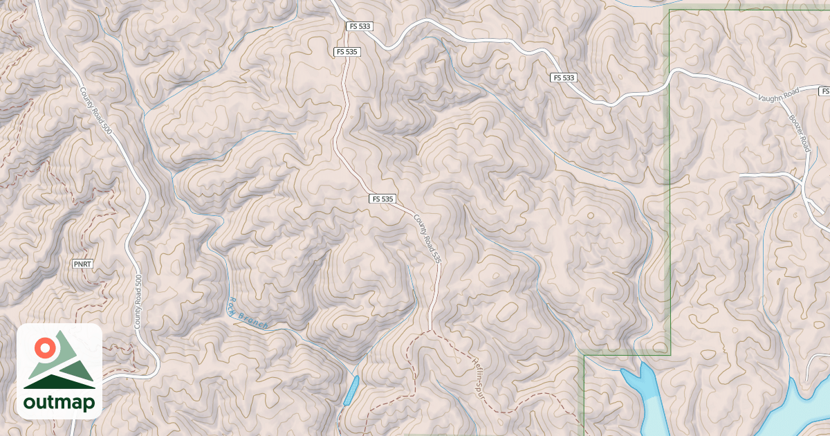 Map of CAMPBELL