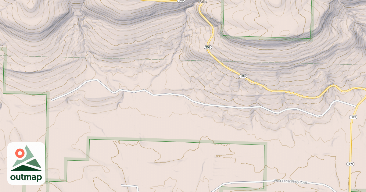 Map of MTN HOLE