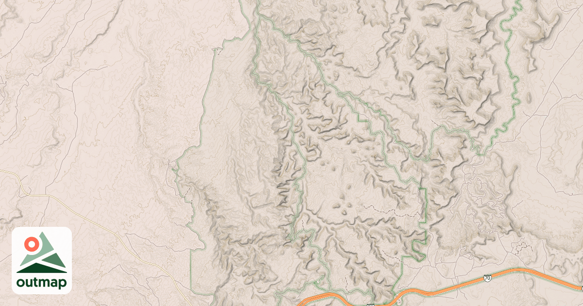 Map of BLM National GTLF Public Motorized Roads 01413e83-050c-4fc7-9d70-ef7f077cf181