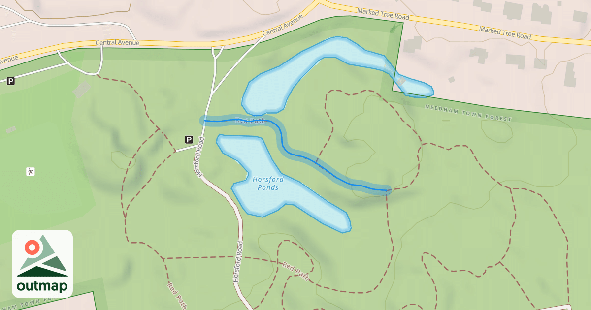 Map of Red Path