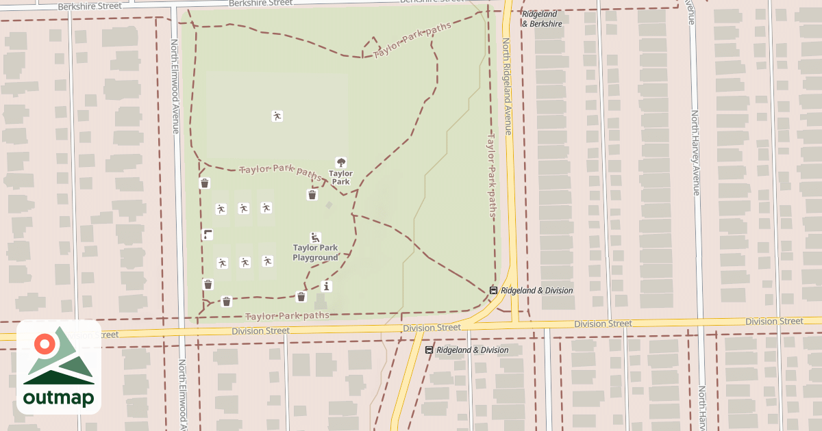 Map of Taylor Park Sled Hill