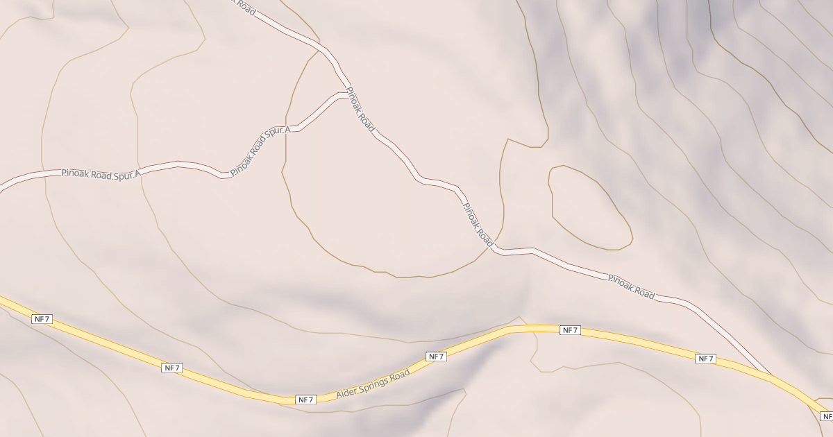 Map preview of PINOAK SPUR A