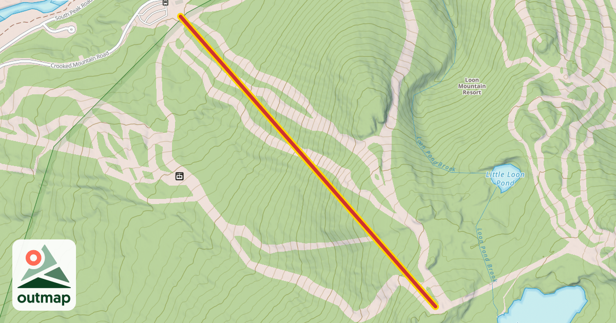 Map of Lincoln Express Quad