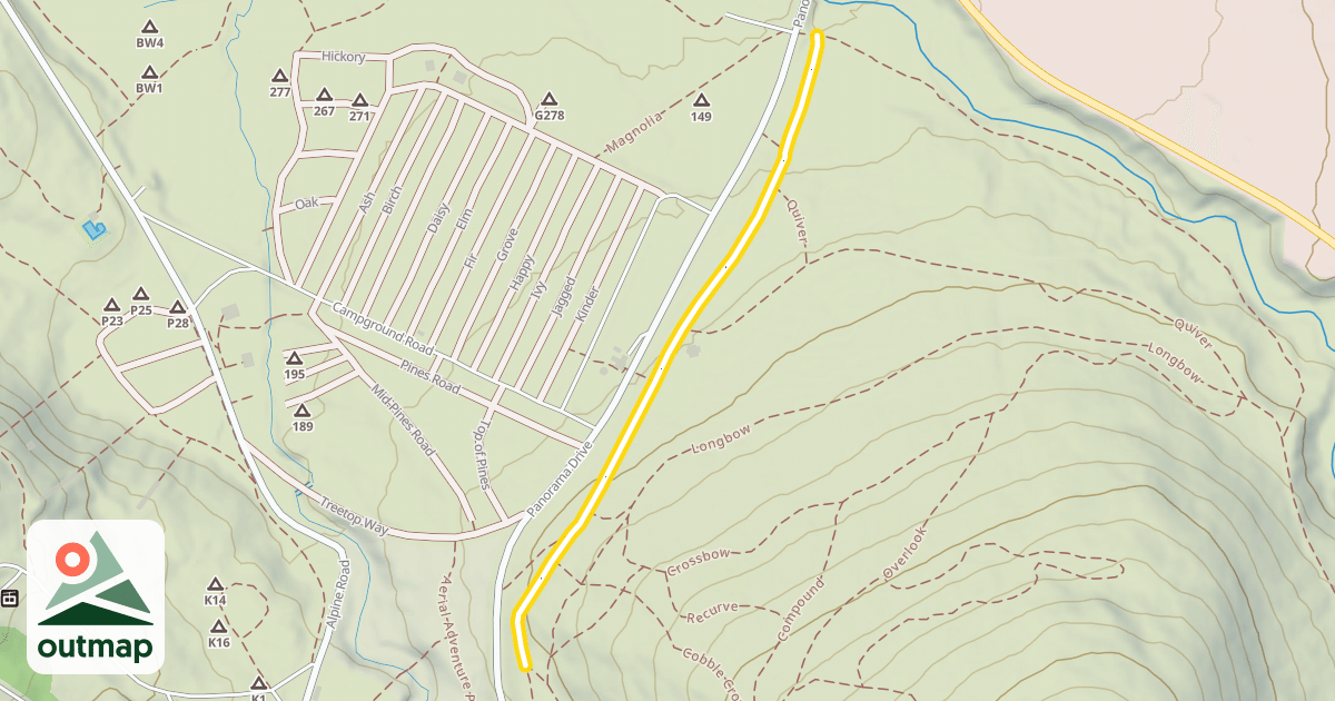 Map of Cobble Mountain Loop