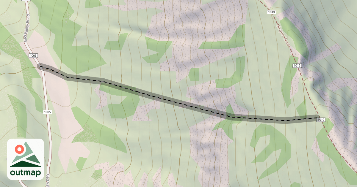 Map of Gad Chutes