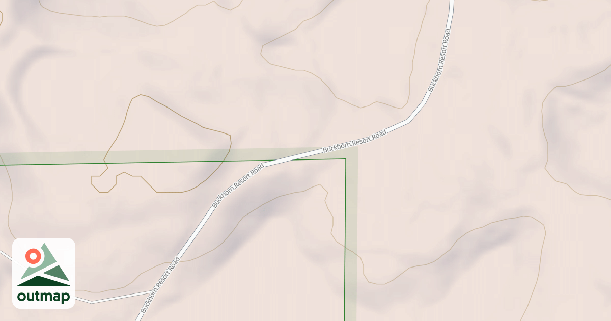 Map of BUCKHORN RESORT ROAD