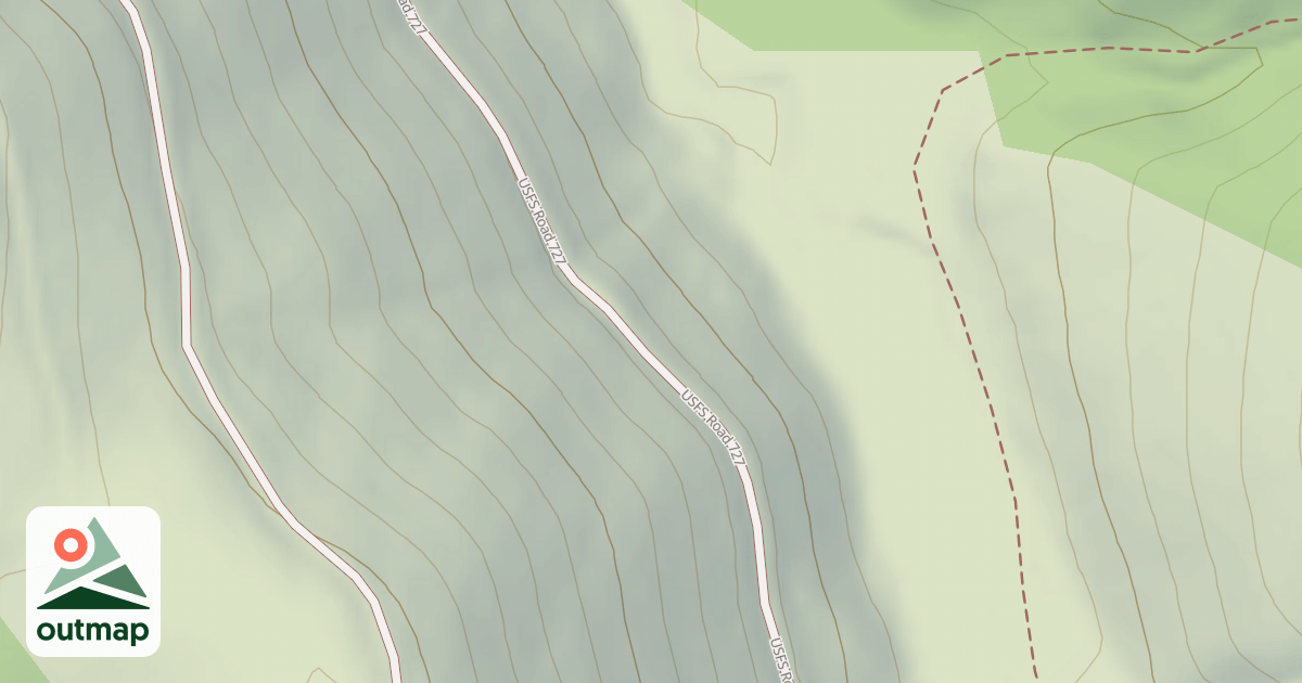Map of (FDR) REIMEL CREEK