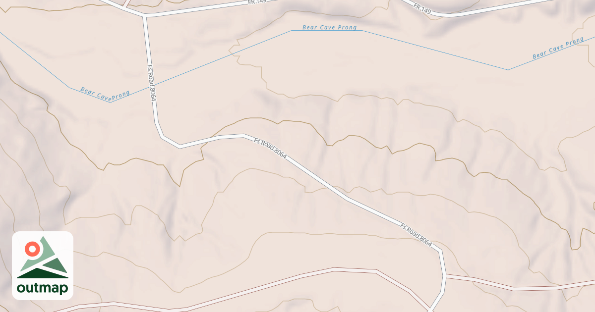 Map of BEAR WALLOW