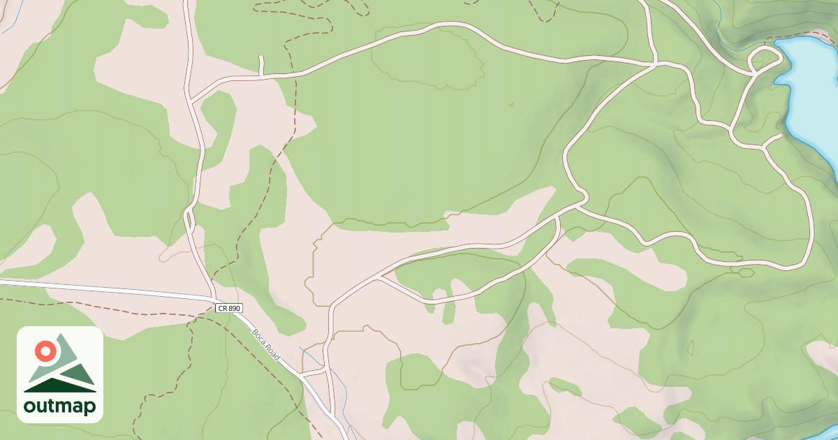 Map of Boca Too Ohv