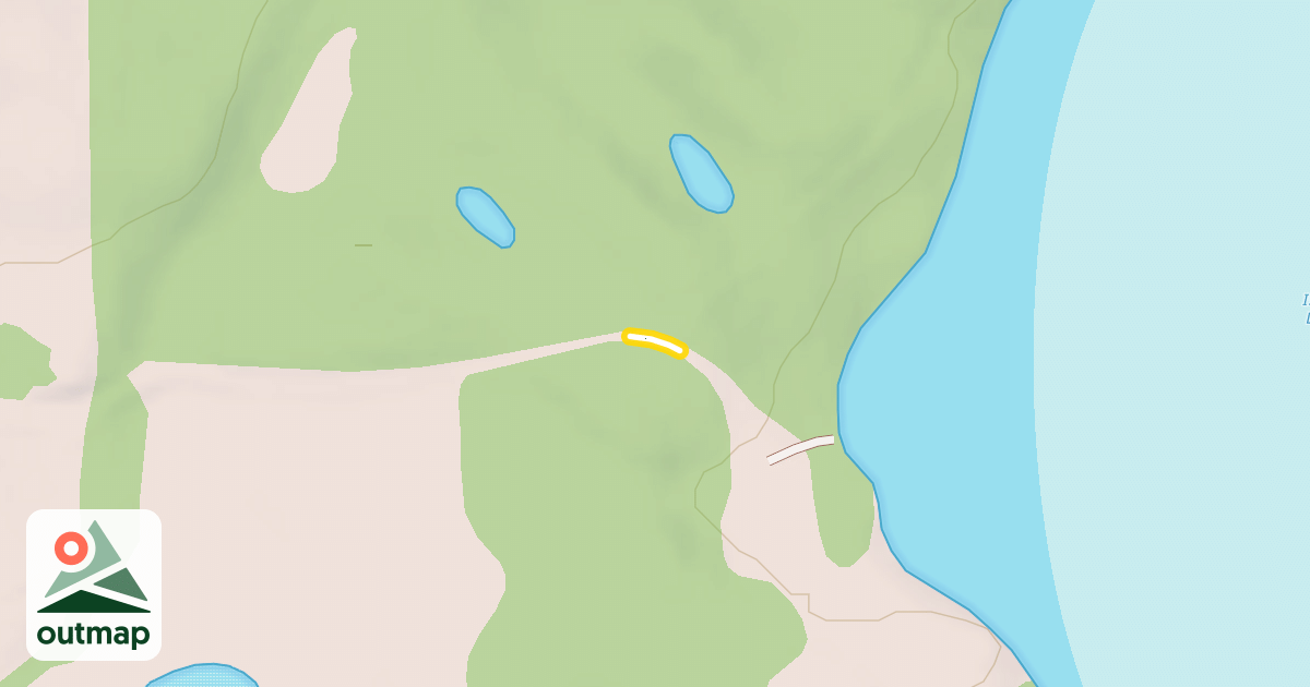 Map of Whispering Pines Trail