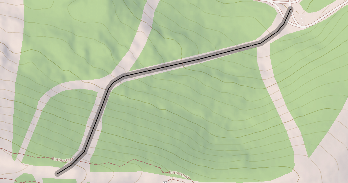 Map preview of Toomey's Trail