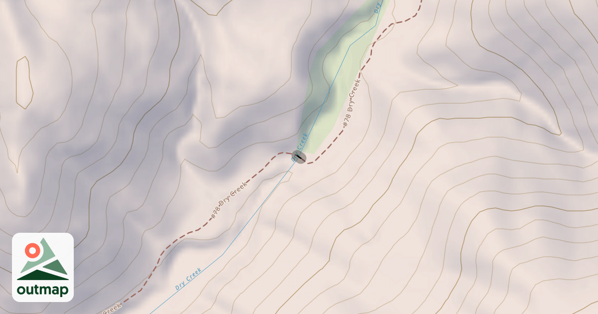 Map of #78 Dry Creek