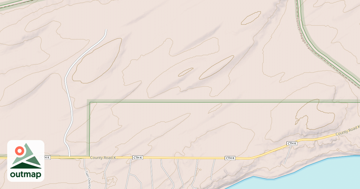Map of Vilas County Snowmobile
