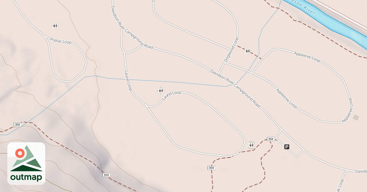 Map of LAUREL LOOP