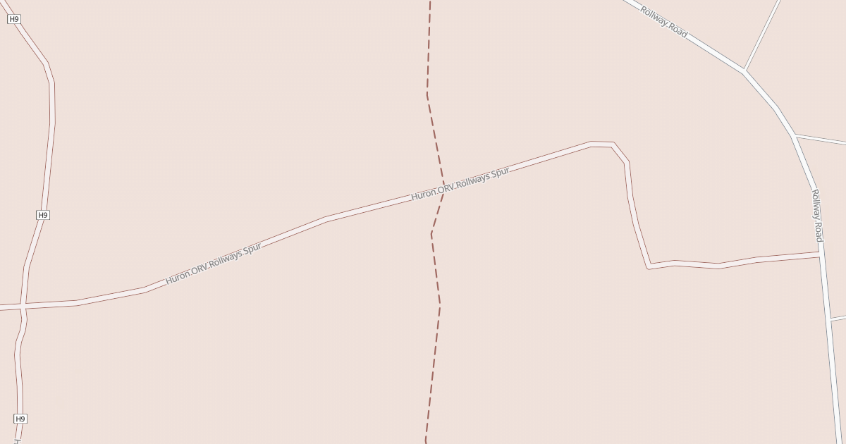 Map preview of HURON ORV, ROLLWAYS SPUR