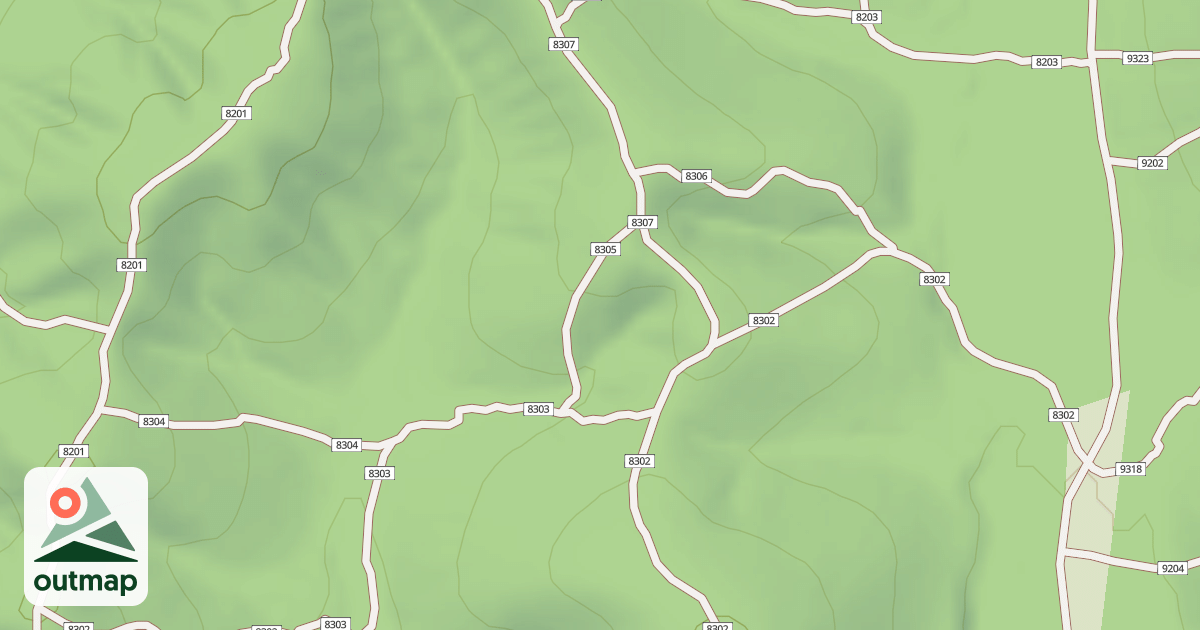 Map of USFS Motor Vehicle Use Map Trails 19068