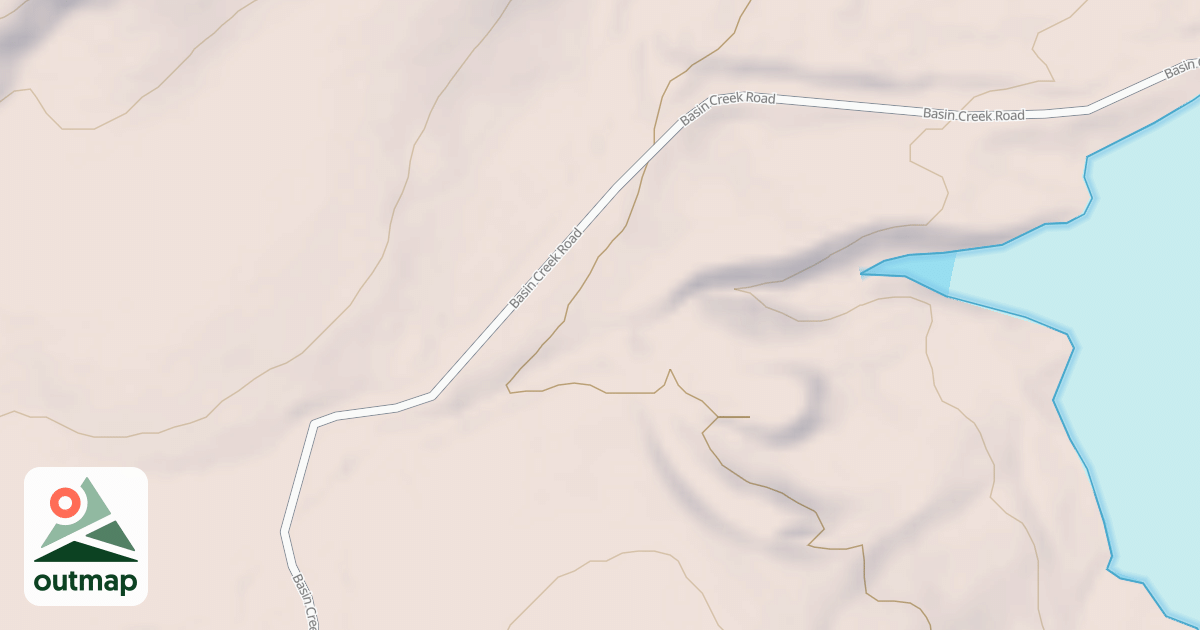 Map of BANNER CREEK