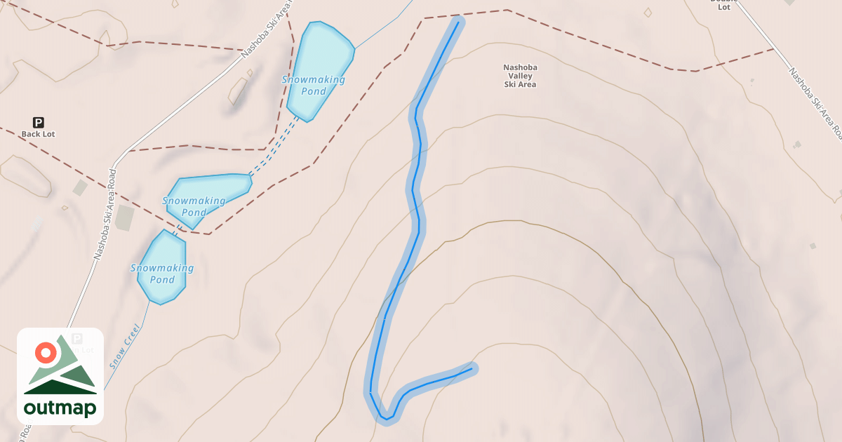 Map of Nashoba Trail