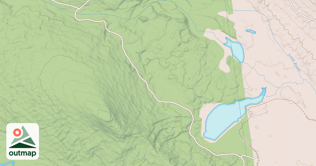 Map of Church Pond Snomo