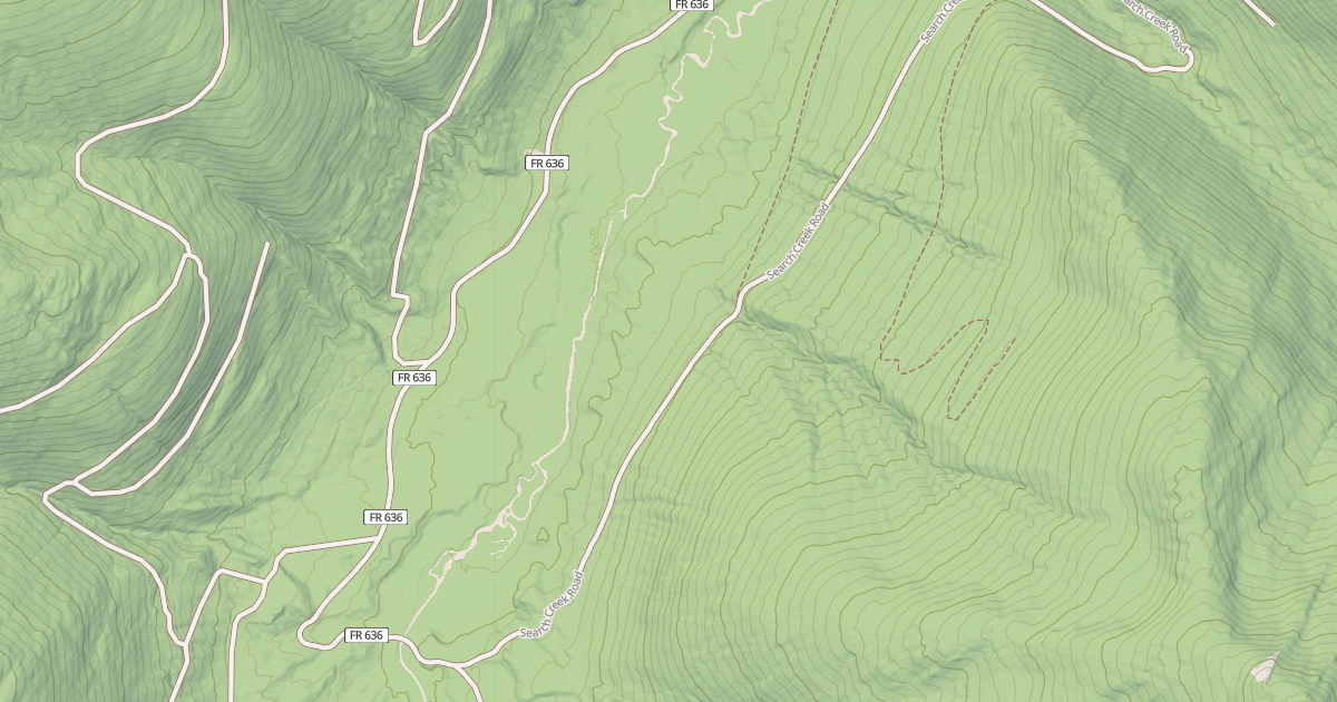 Map preview of SEARCH CREEK