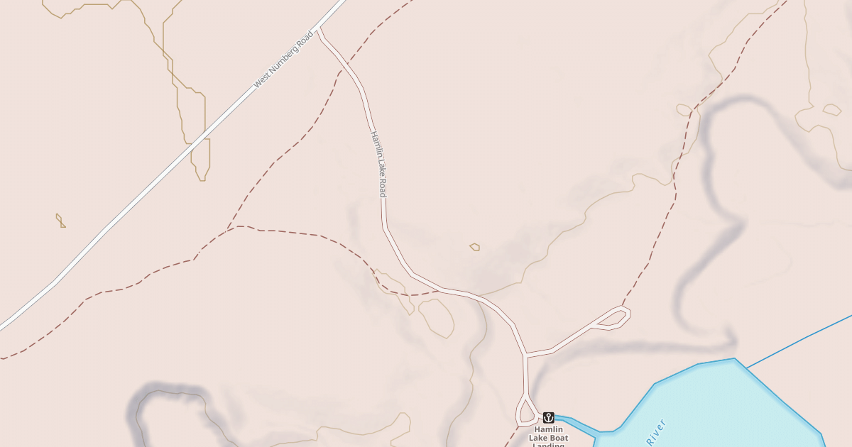 Map preview of HAMLIN LAKE