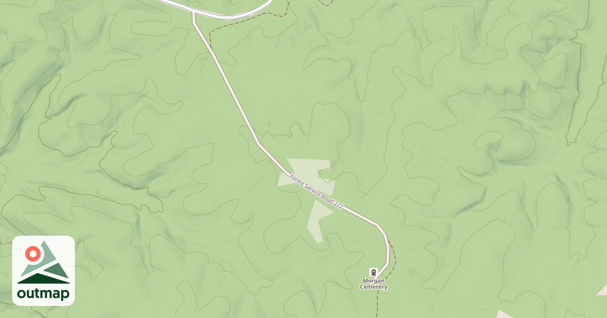 Map of MORGAN CEMETERY ROAD