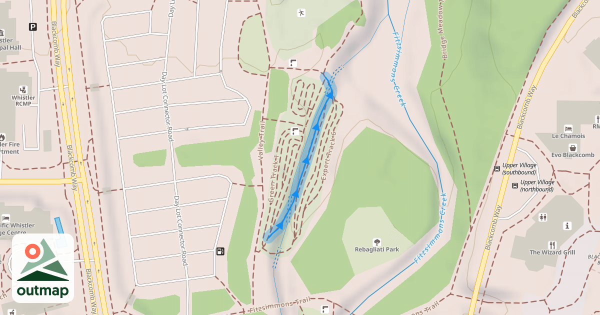 Map of Blue Track 5