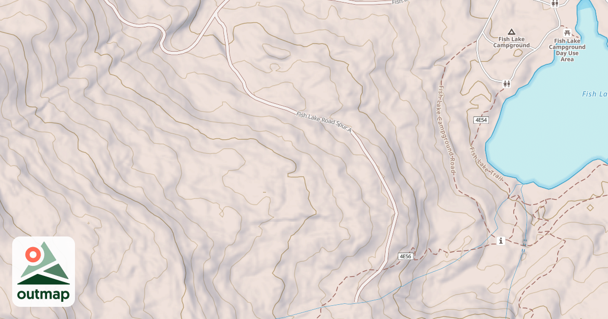 Map of FISH LAKE