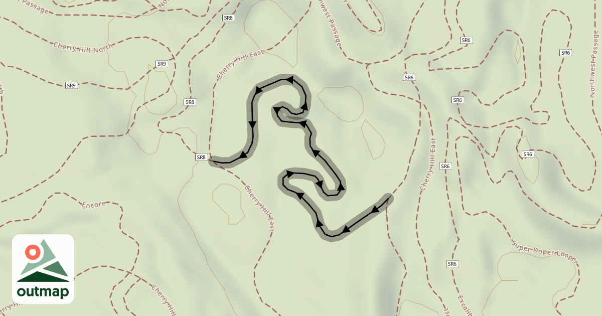 Map of Hard Scrabble - SR 7