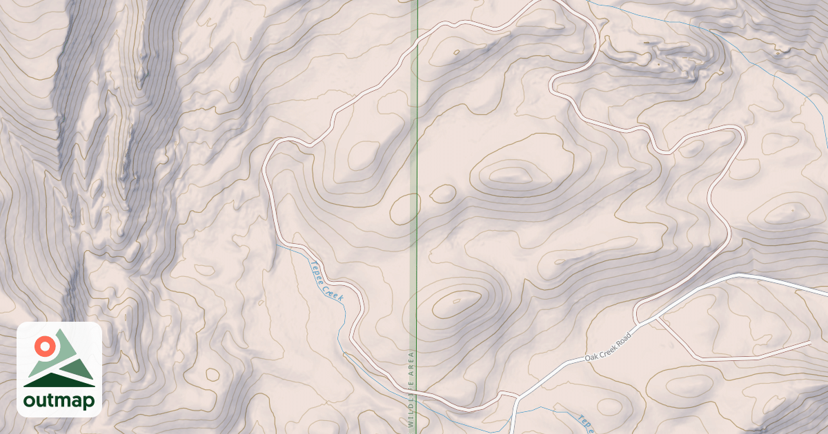 Map of TEEPEE CREEK
