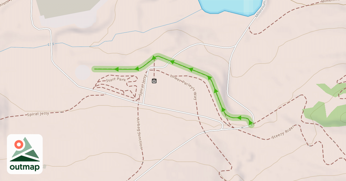 Map of Outdoor Pump Track