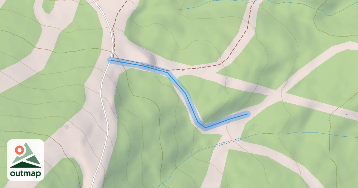 Map of Short Cut Gentle Ben
