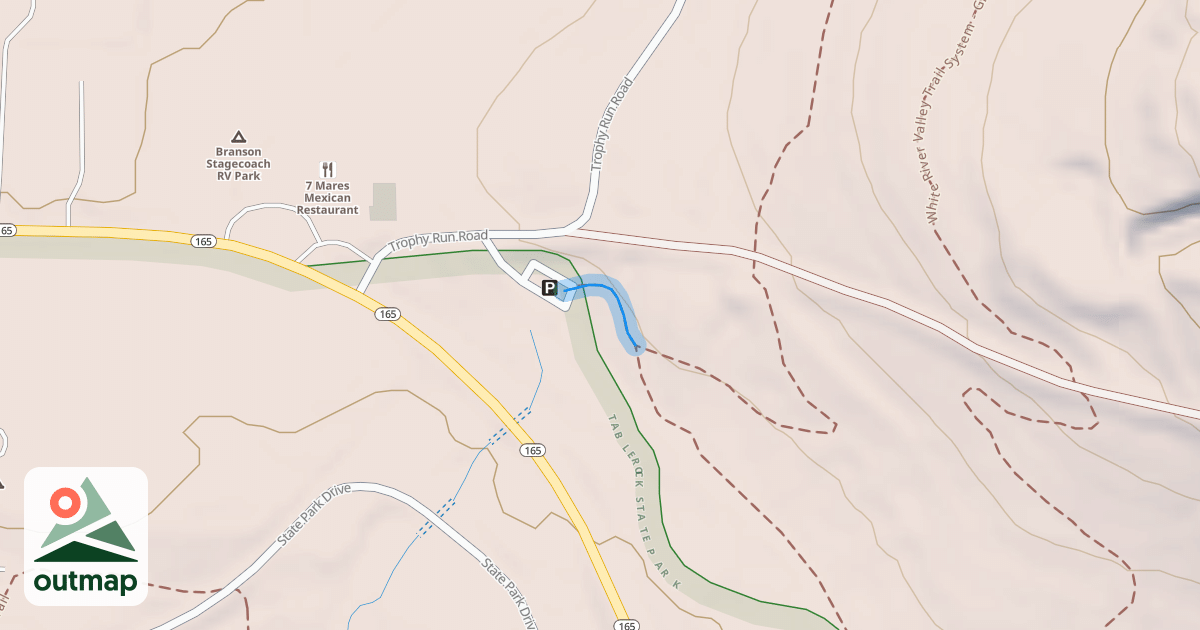 Map of White River Valley Trail System - Trailhead Access
