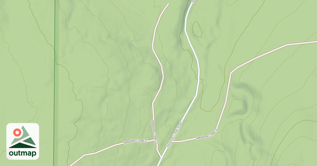 Map of MEADOW CREEK D