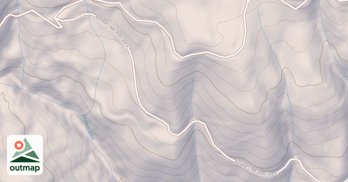 Map of BUCKEYE CREEK