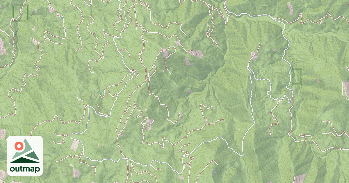 Map of FRENCH PEAK