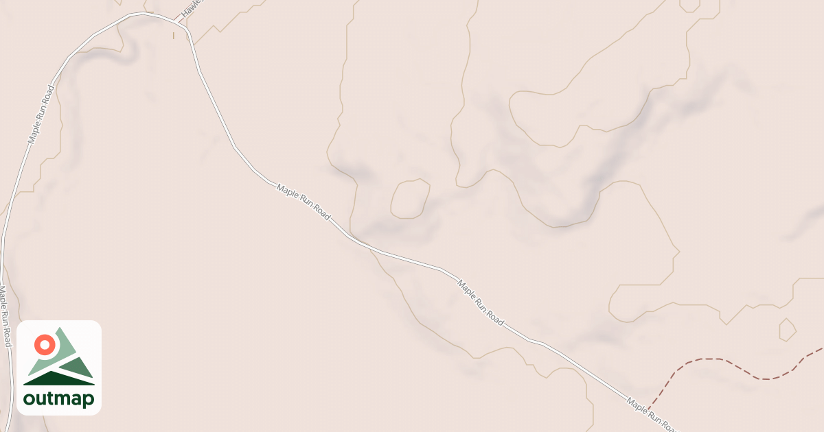 Map of Edgemere-Pecks Pond - Snowmobile Trails