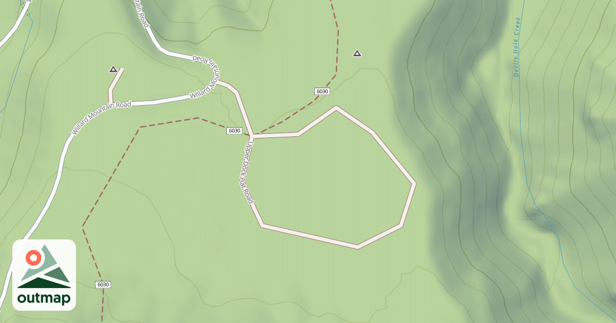 Map of UPPER DOCK FLAT