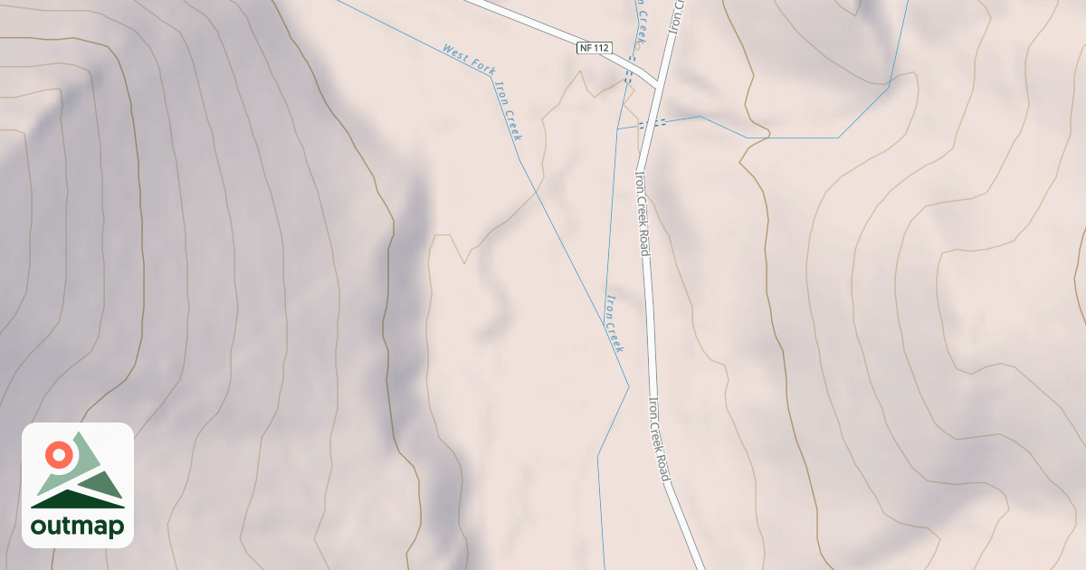 Map of IRON FORD