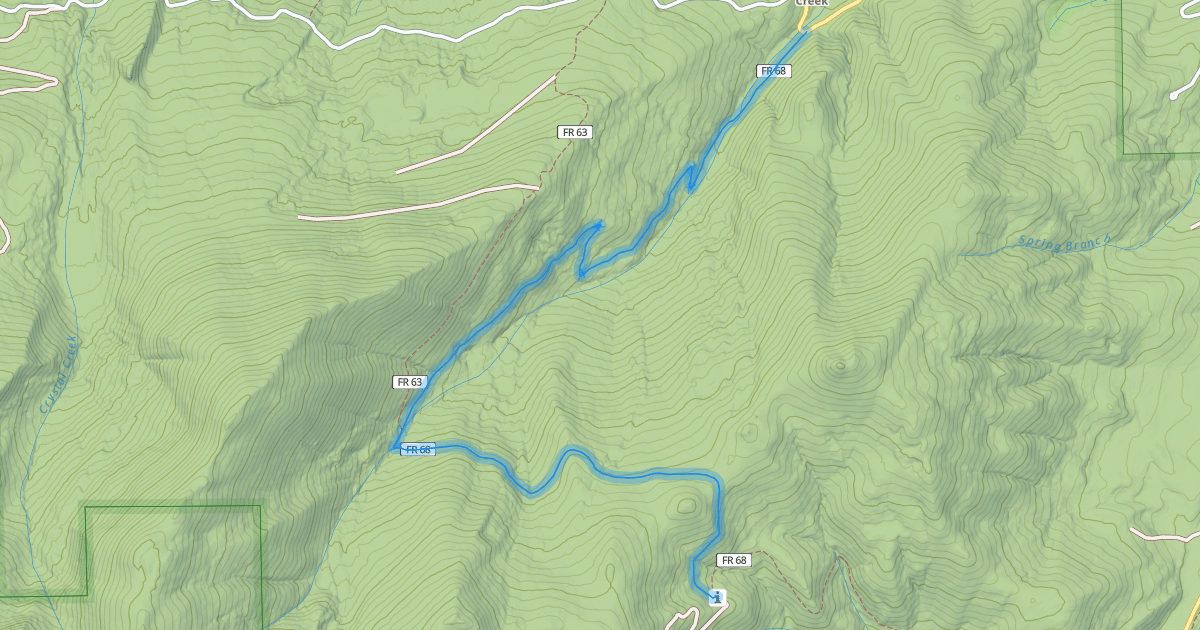 Map preview of Tipperary Creek
