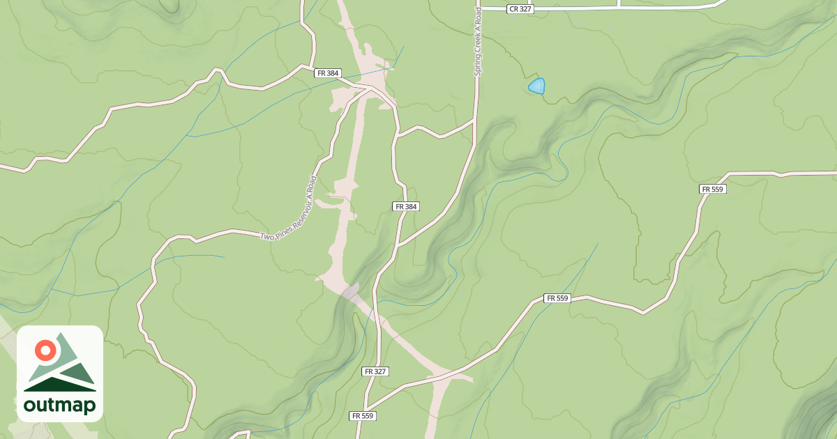 Map of SPRING CRK