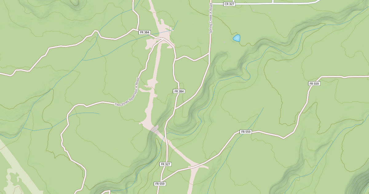 Map preview of SPRING CRK