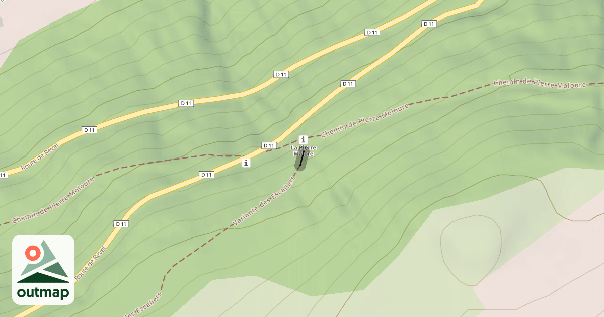 Map of Ancienne Tour