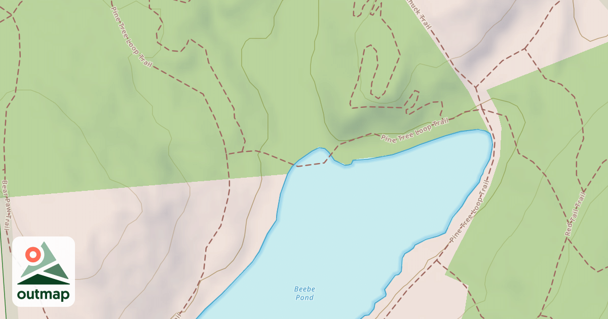 Map of Pine Tree Loop