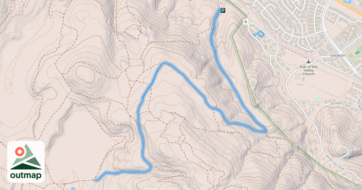 Map of Warren Richardson Trail