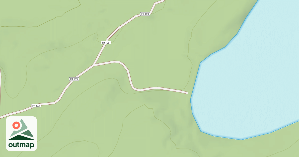 Map of CASCADE SPUR 1B