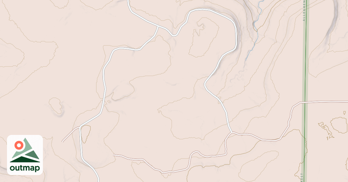 Map of MCCLELLAN RUN