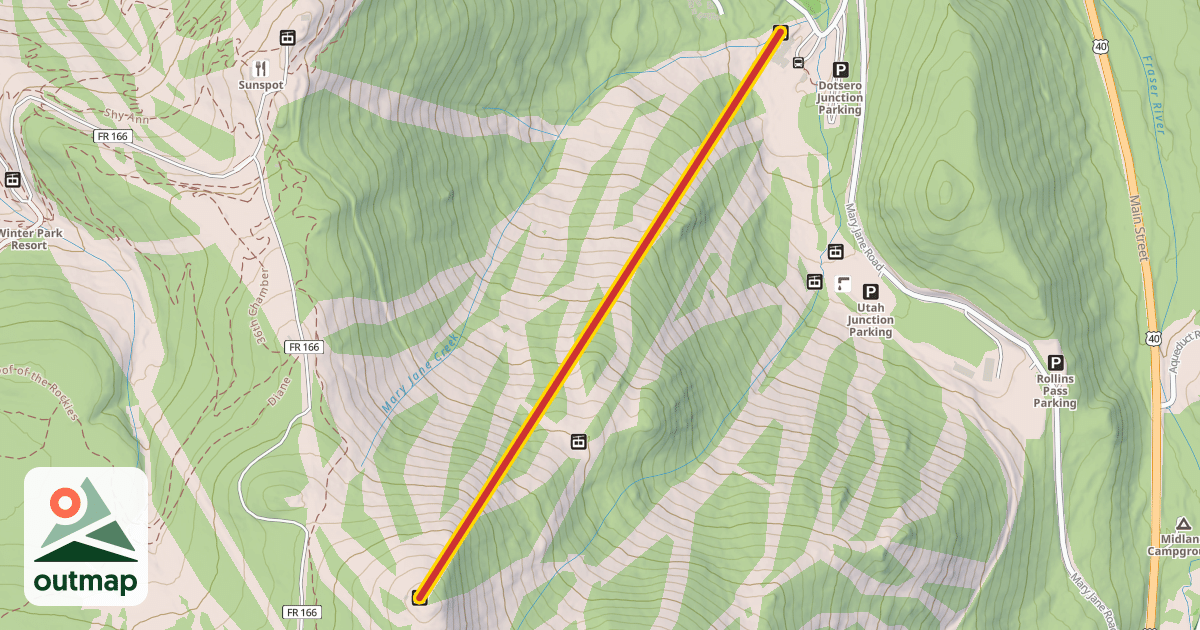 Map of Iron Horse
