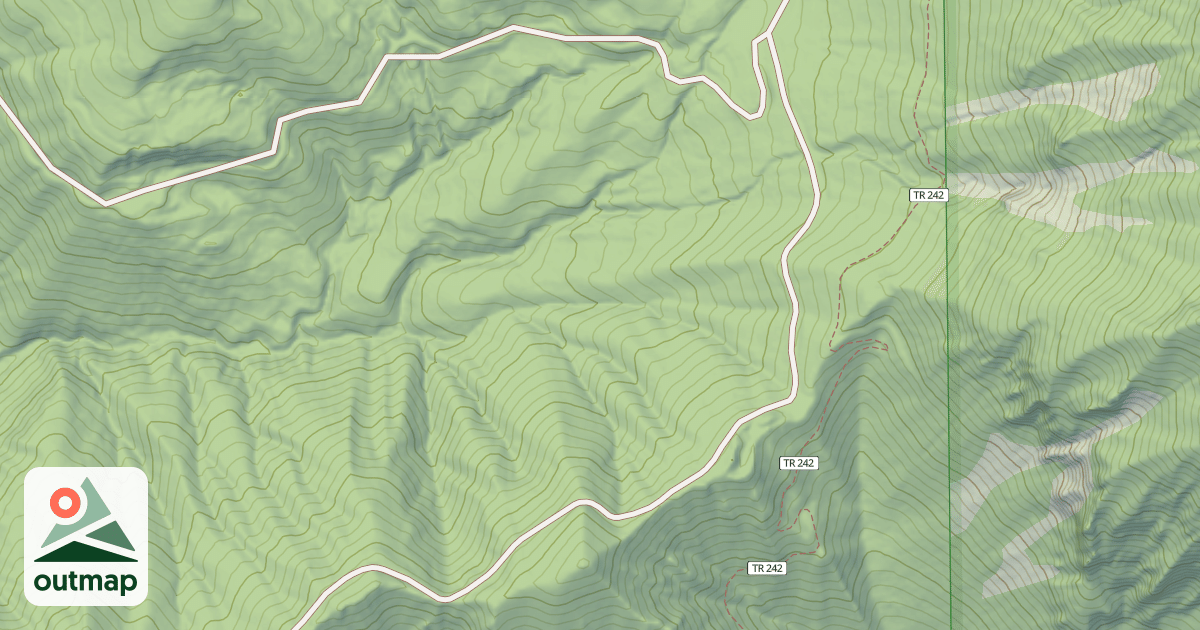 Map of GOAT MTN