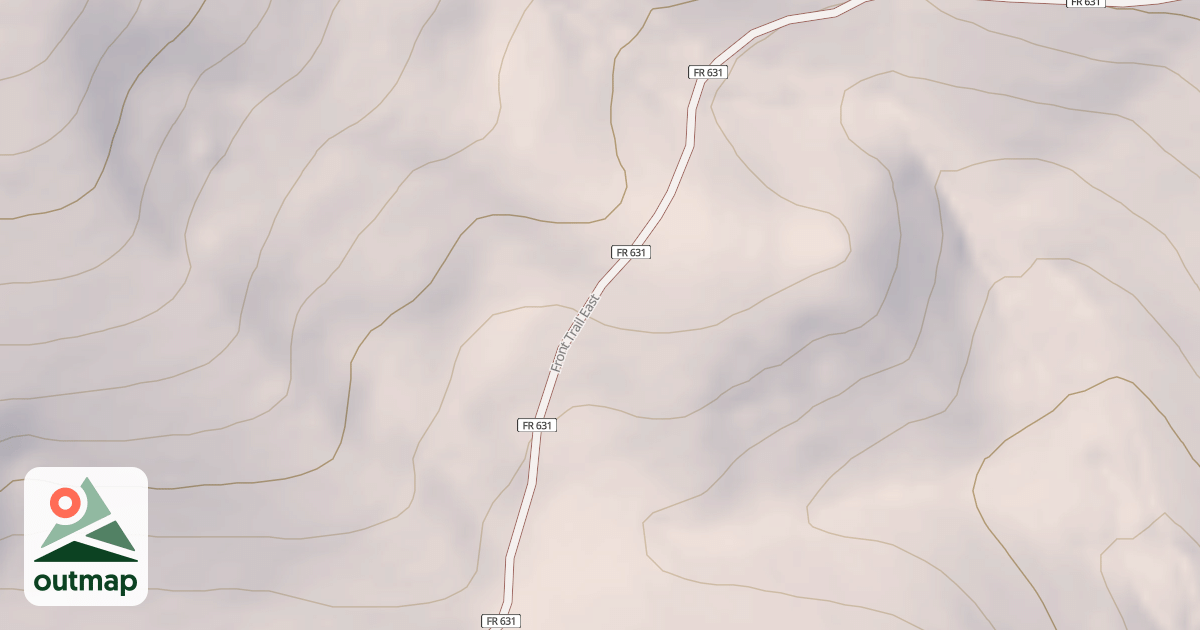 Map of FRONT TRAIL EAST - ATV